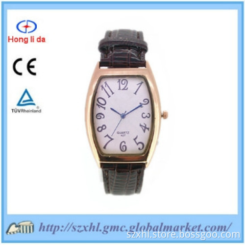 stainless steel back quartz bangle watch men